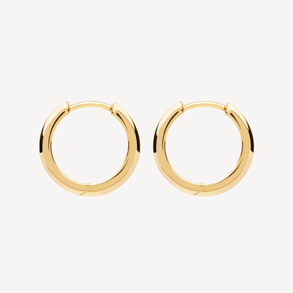 NAJO GOLD PLATED STELLA HUGGIE EARRING