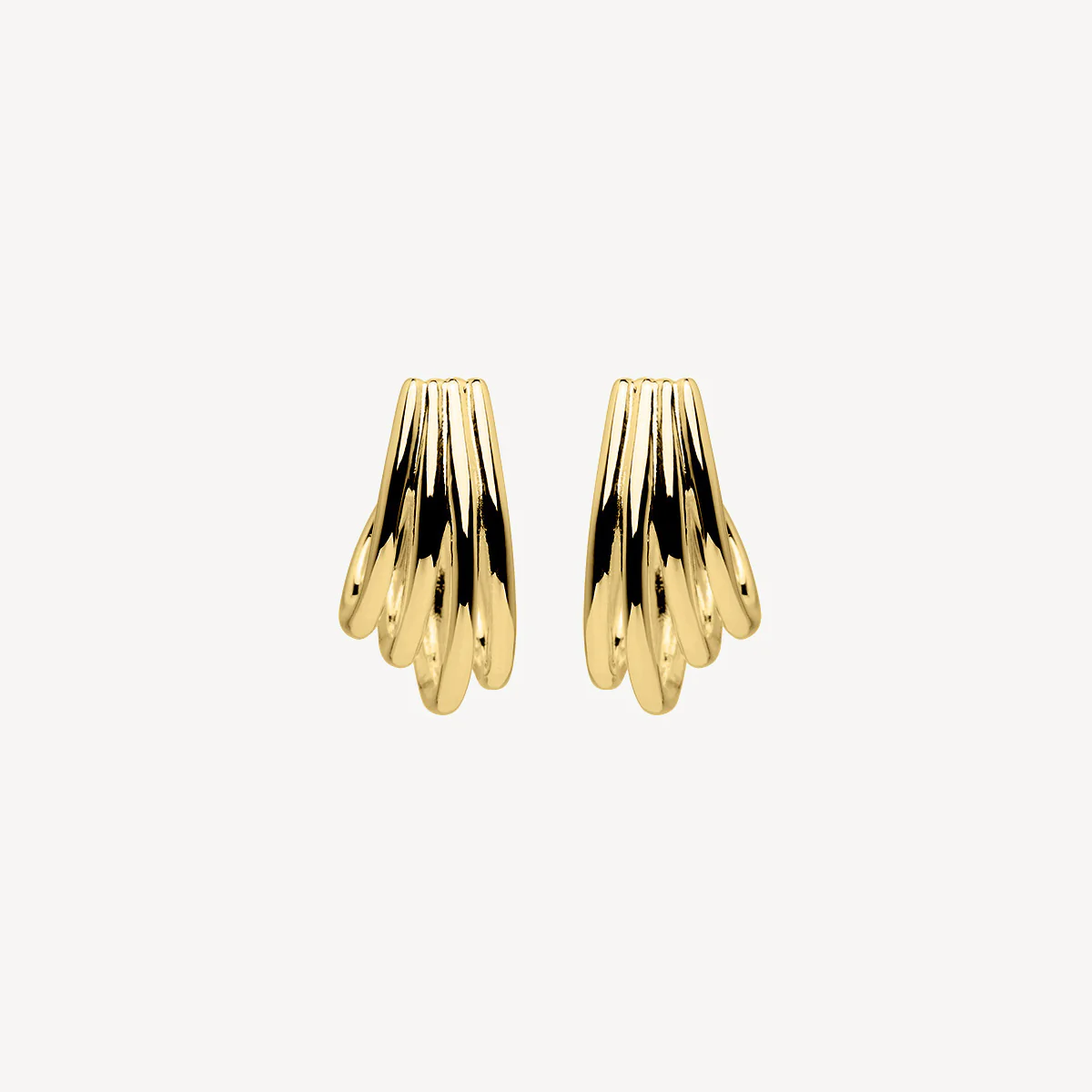 NAJO GOLD PLATED VITALITY EARRINGS