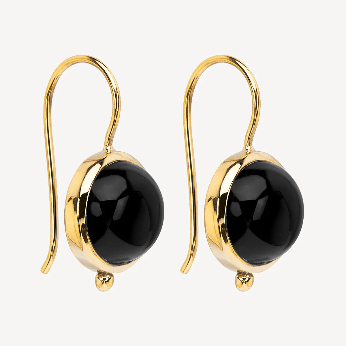 NAJO STARGAZER BLACK ONYX EARRINGS