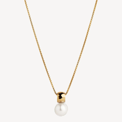 NAJO GOLD PLATED IDYLL PEARL NECKLACE