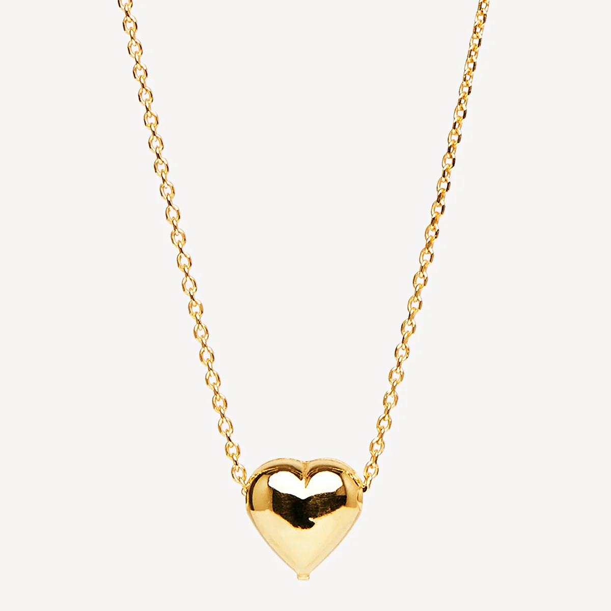 NAJO GOLD PLATED AMORE CHARM NECKLACE