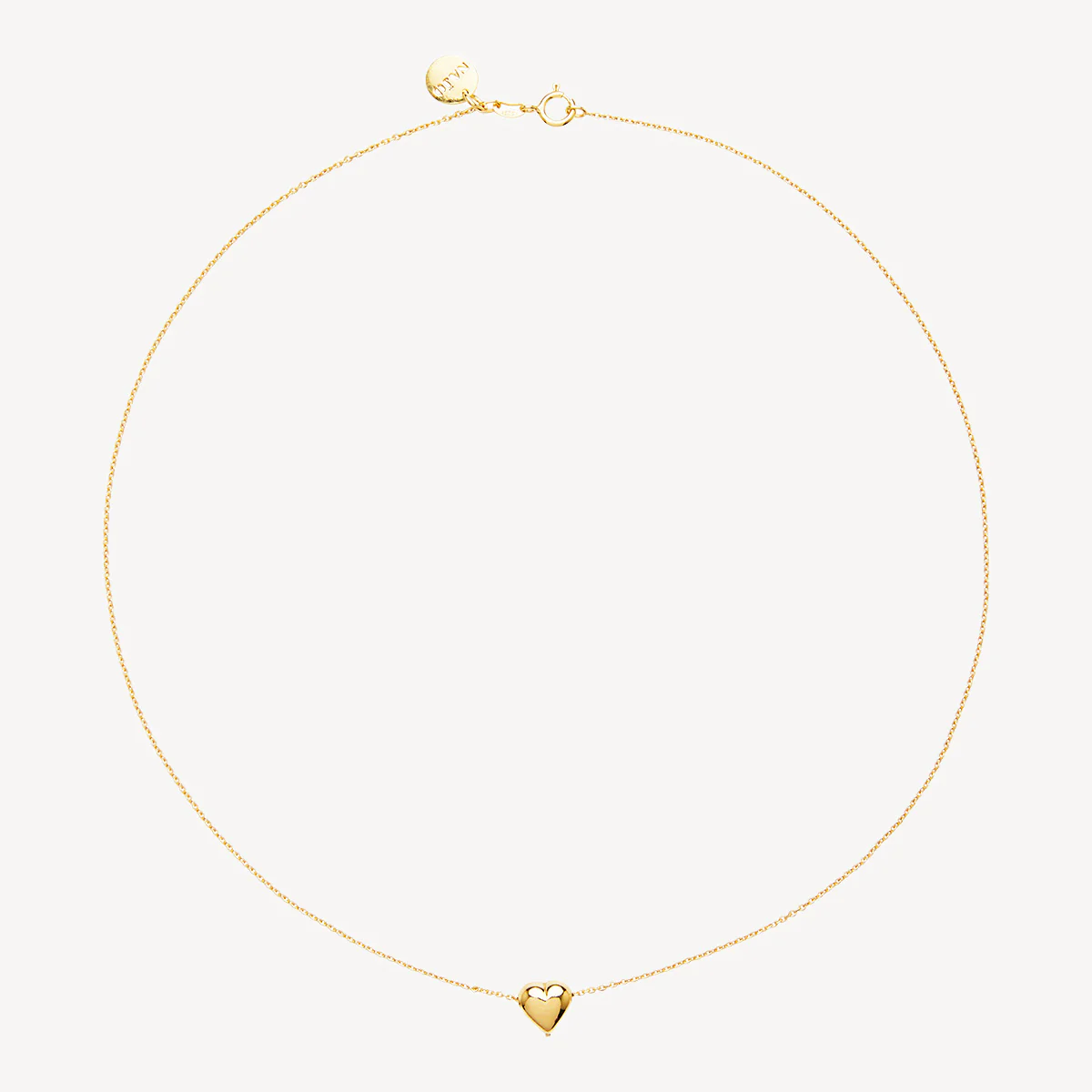 NAJO GOLD PLATED AMORE CHARM NECKLACE