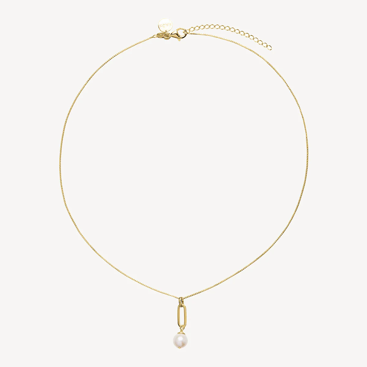 NAJO GOLD PLATED THE ENCHANTRESS PEARL PENDANT NECKLACE