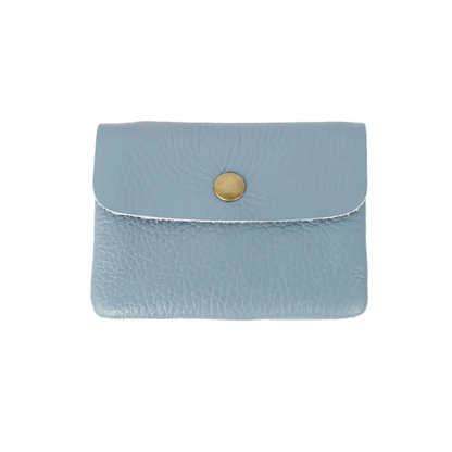 MAISON FANLI COIN PURSE DUSTY BLUE [CLR:DUSTY BLUE]