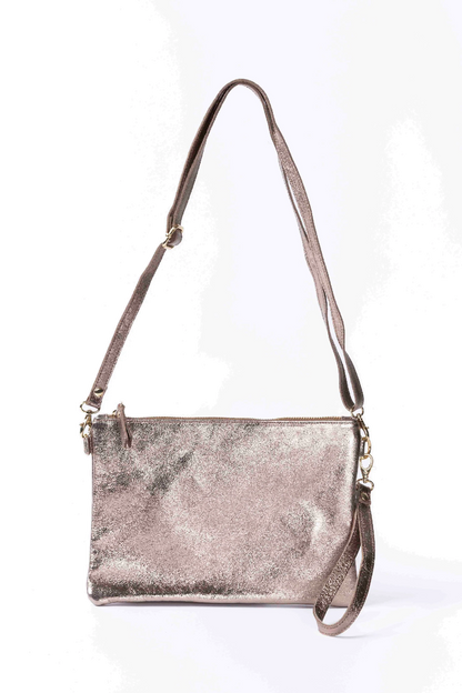 MAISON FANLI CROSSBODY/CLUTCH BAG CHAMPAGNE