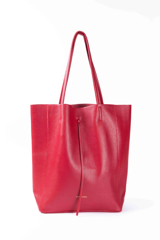 MAISON FANLI LARGE TOTE ROUGE [CLR:ROUGE]