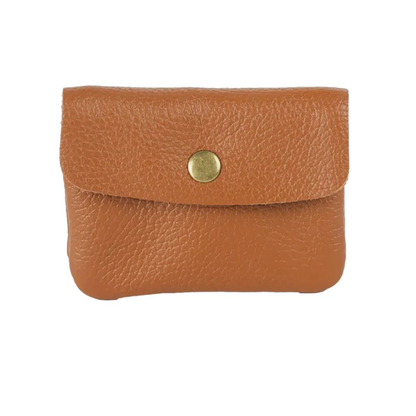 MAISON FANLI COIN PURSE DARK CAMEL [CLR:CAMEL]
