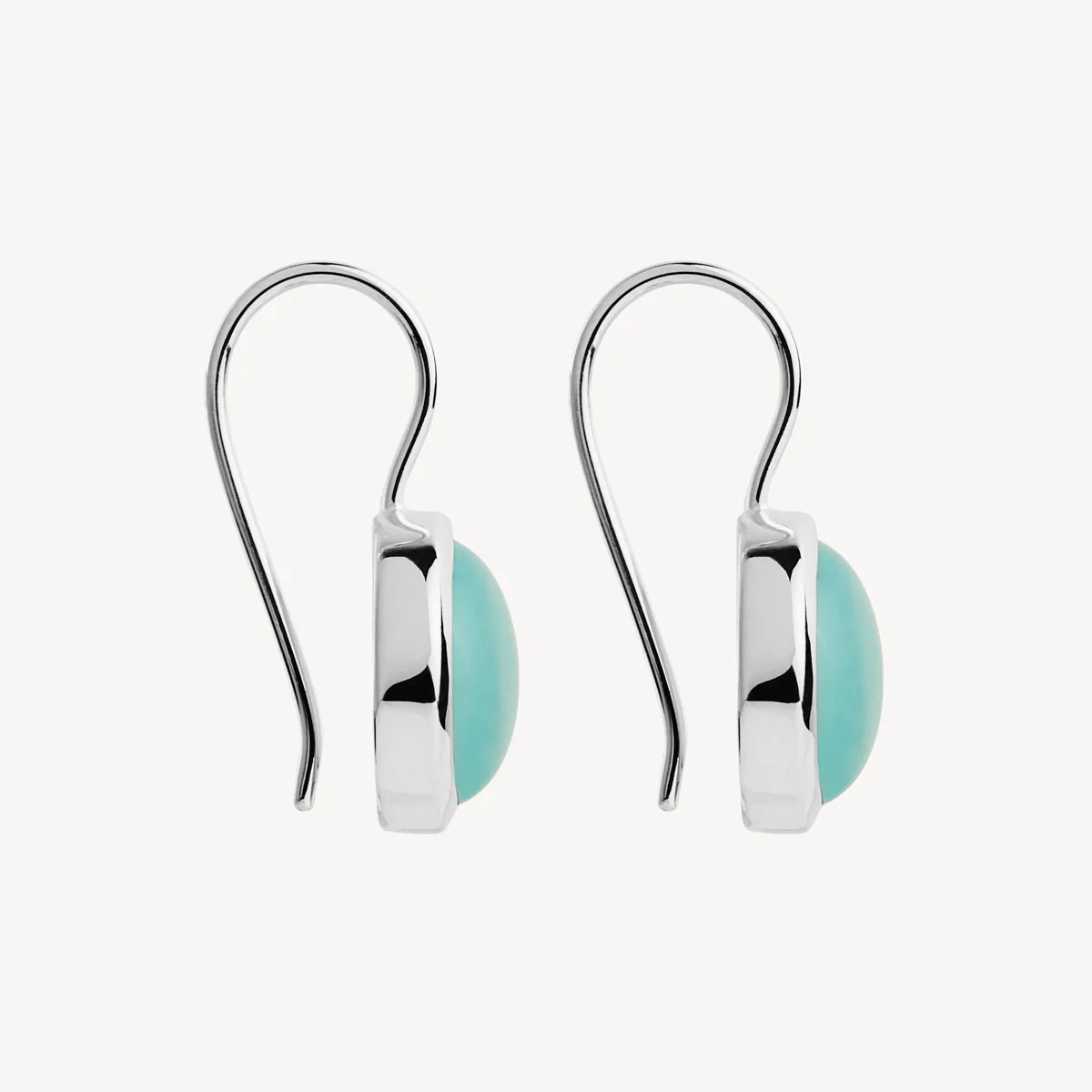 NAJO CHROMA AQUA CHALCEDONY EARRINGS