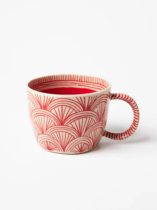 JONES & CO CARAVAN MUG RUBY