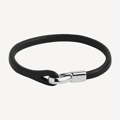 NAJO MENS KINSHIP TAN LEATHER STRAP BRACELET