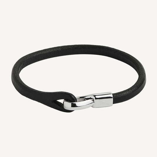 NAJO MENS KINSHIP TAN LEATHER STRAP BRACELET