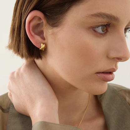 NAJO BISOUS STUD EARRING GOLD