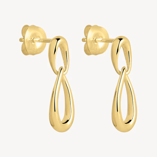 NAJO VIVANTE DROP EARRING GOLD