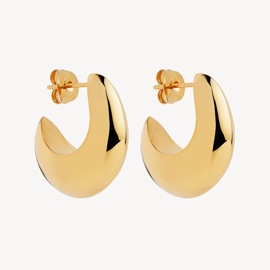 NAJO UMBRA GOLD PLATED EARRINGS