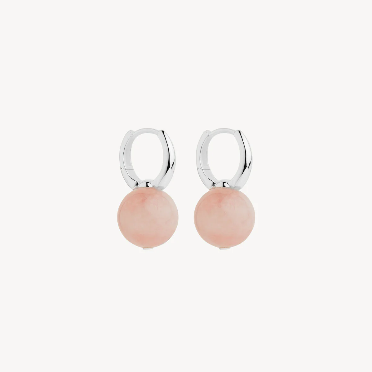 NAJO CAPELLA ROSE QUARTZ EARRINGS