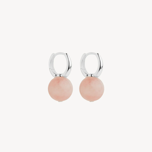 NAJO CAPELLA ROSE QUARTZ EARRINGS