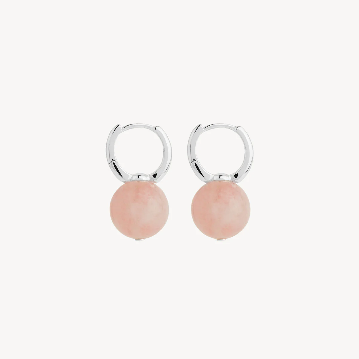 NAJO CAPELLA ROSE QUARTZ EARRINGS