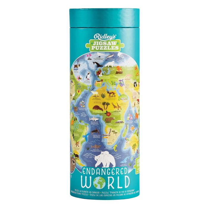 RIDLEYS JIGSAW PUZZLE ENDANGERED WORLD 1000PC #