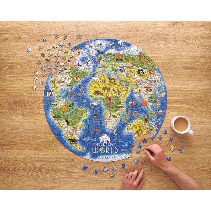 RIDLEYS JIGSAW PUZZLE ENDANGERED WORLD 1000PC #
