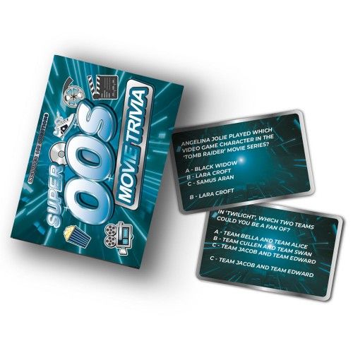 GAME SUPER 2000S MOVIE TRIVIA CARDS