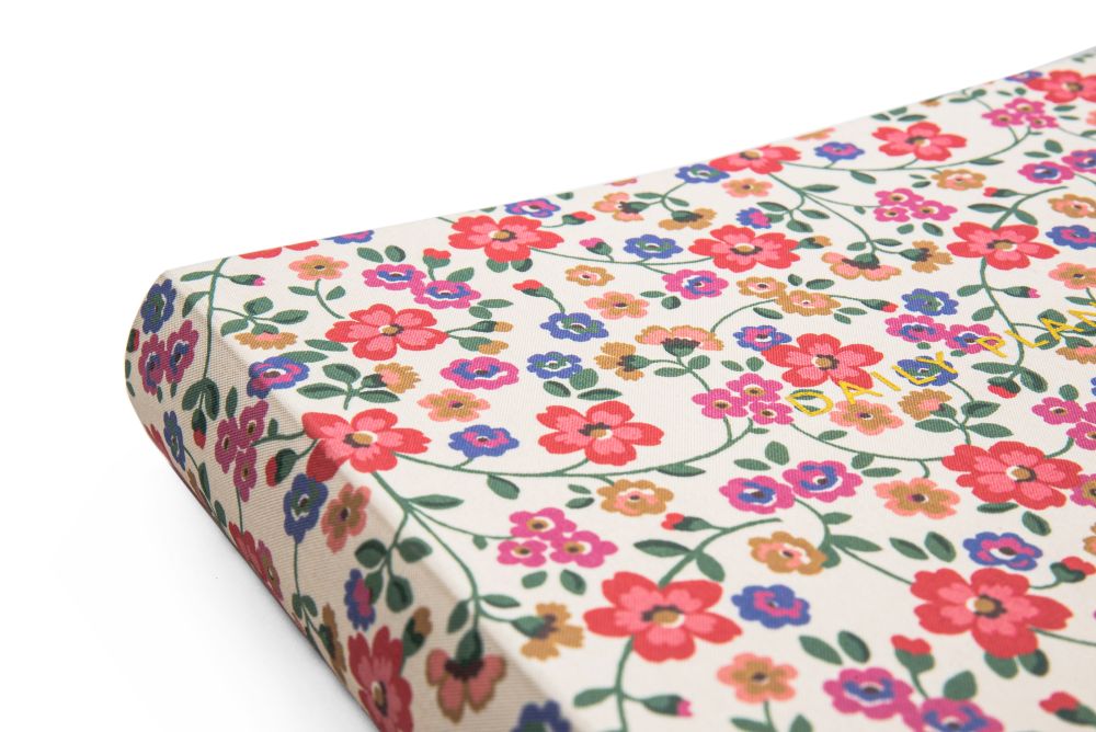 CATH KIDSTON A5 SOFT CLOTH COVER DAILY PLANNER CREAM FLORAL