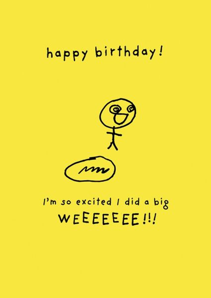 OHH DEER CARD HBD WEE