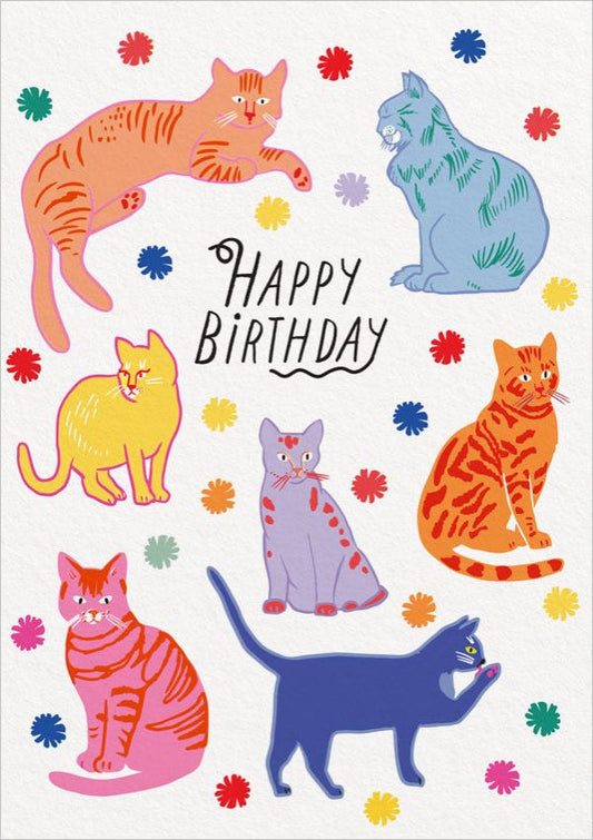 OHH DEER CARD HAPPY BIRTHDAY CATS