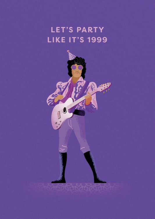 OHH DEER CARD LET'S PARTY