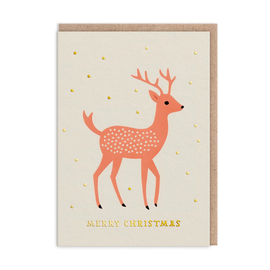 OHH DEER CARD REINDEER