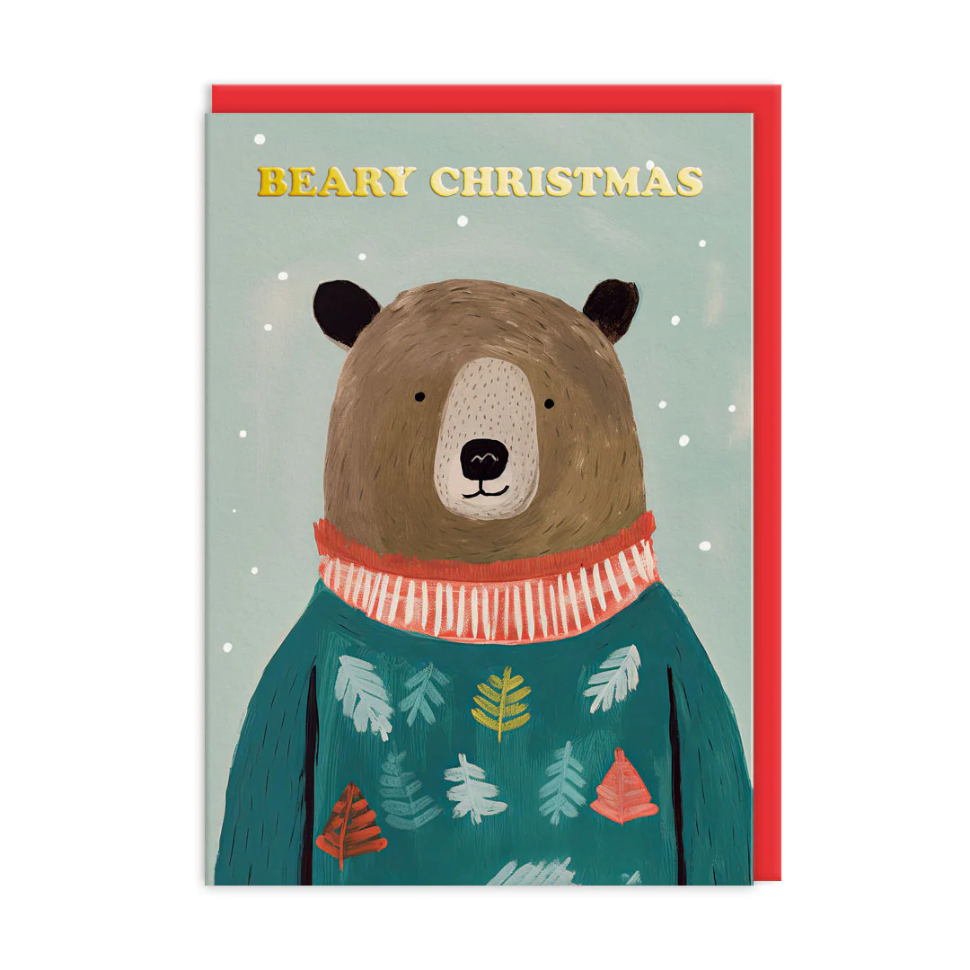 OHH DEER CARD BROWN BEAR