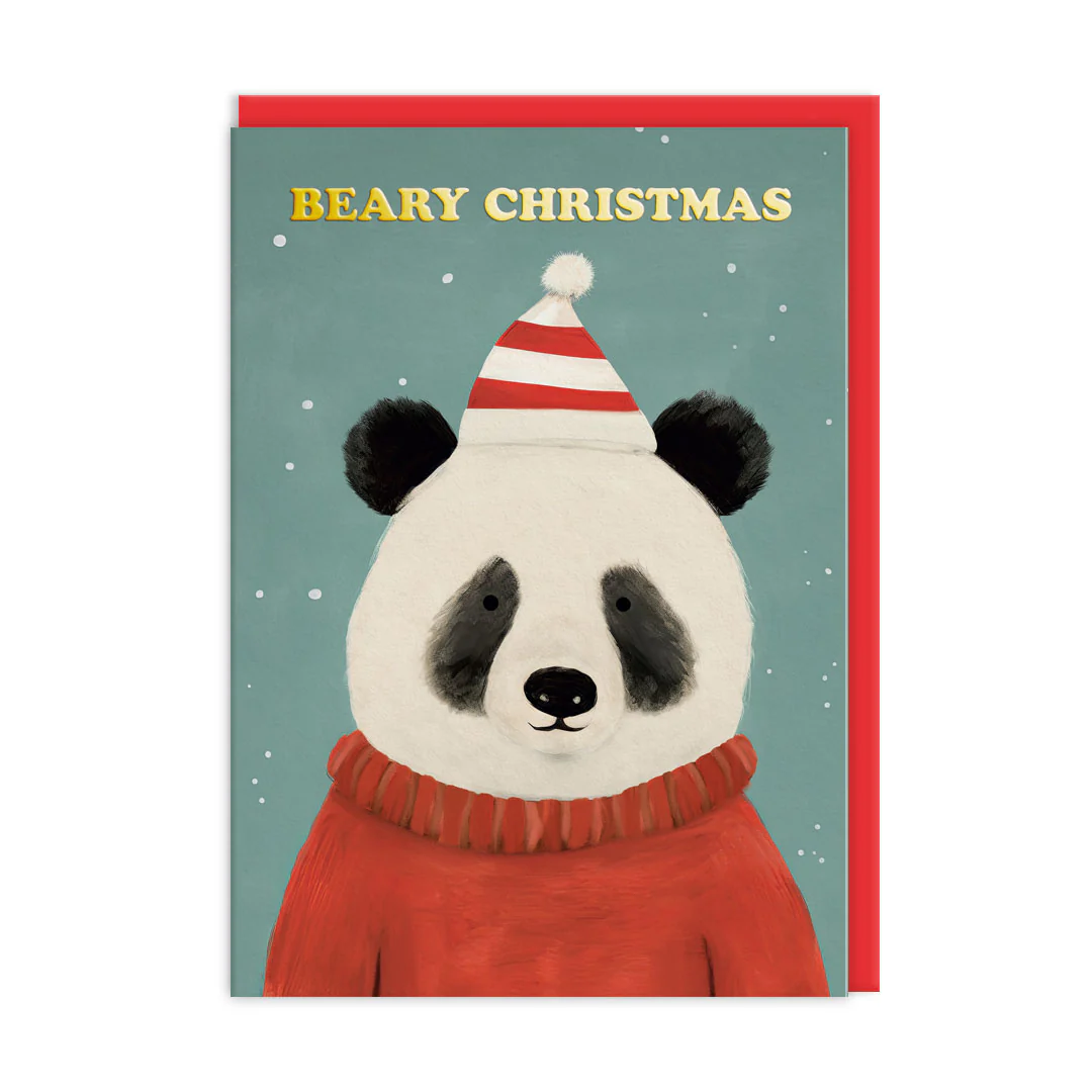 OHH DEER CARD PANDA BEAR