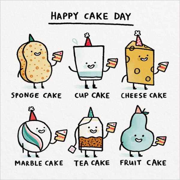 OHH DEER CARD HAPPY CAKE DAY