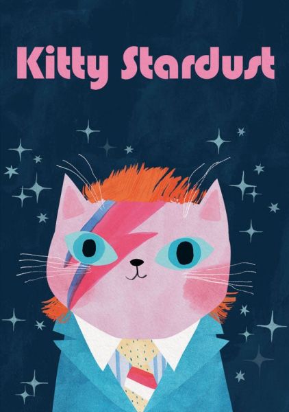 OHH DEER CARD KITTY STARDUST