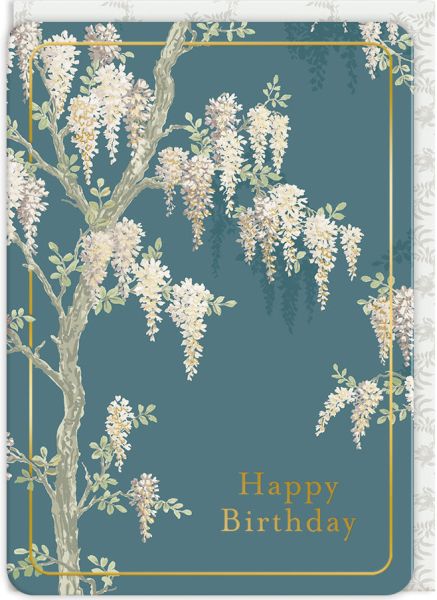 LAURA  ASHLEY CARD WISTERIA GARDEN 