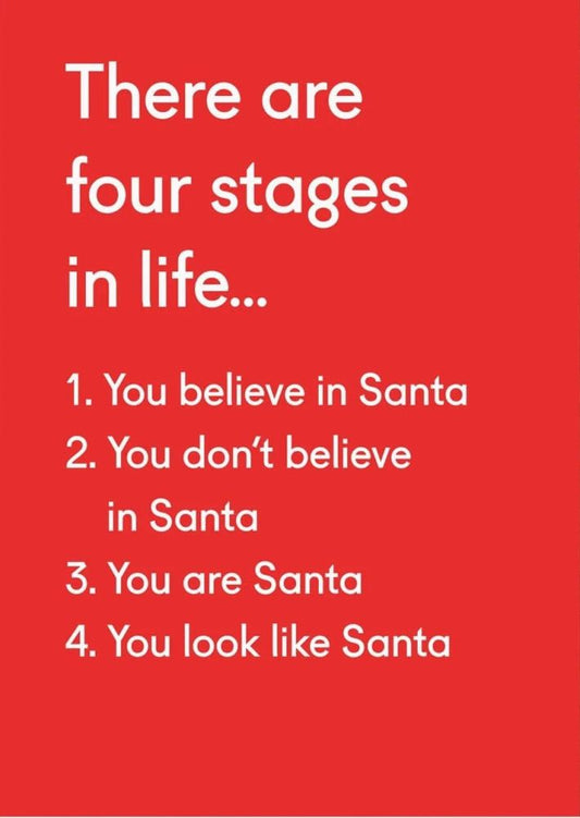 OHH DEER CARD FOUR STAGES IN LIFE