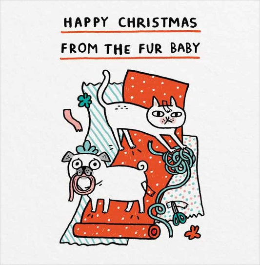 OHH DEER CARD FROM THE FUR BABY