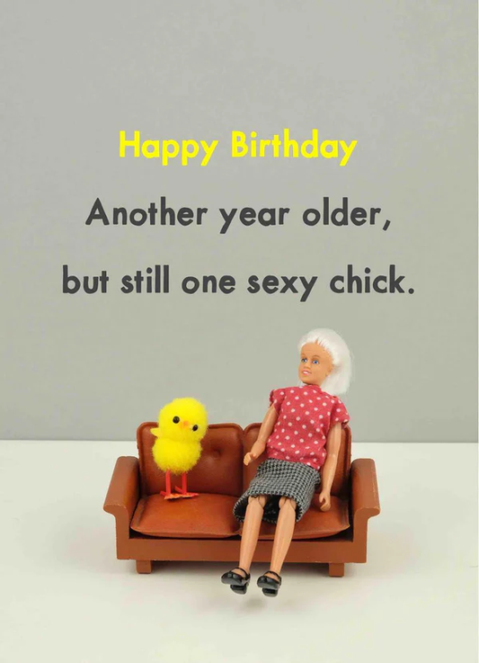 BOLD & BRIGHT CARD SEXY CHICK