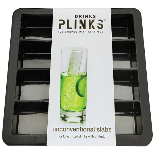 DRINKS PLINKS UNCONVENTIONAL SLAB SILICONE TRAY