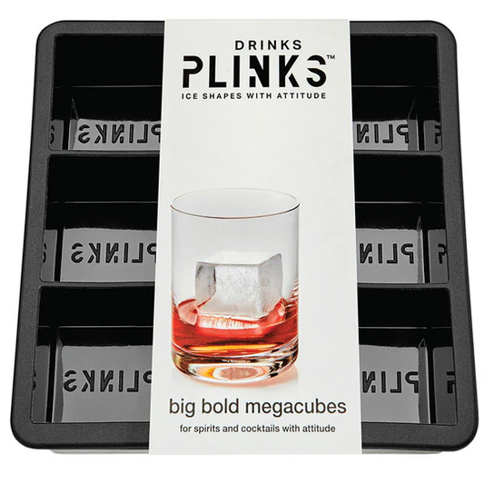 DRINKS PLINKS BIG BOLD MEGACUBES SILICONE TRAY