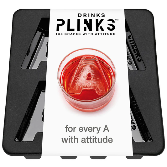 DRINKS PLINKS LETTER A SILICONE TRAY