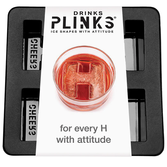 DRINKS PLINKS LETTER H SILICONE TRAY