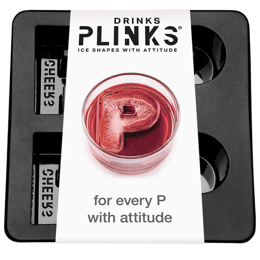 DRINKS PLINKS LETTER P SILICONE TRAY