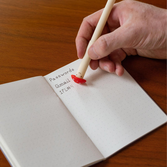 KIKKERLAND ERASABLE MUSHROOM PEN