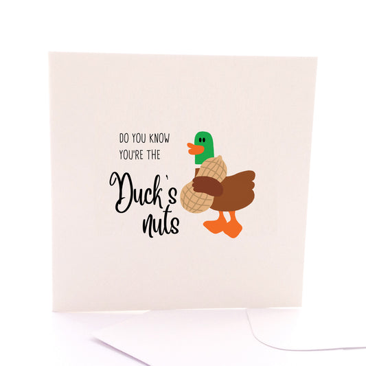 SKETCHY CARD DUCKS NUTS