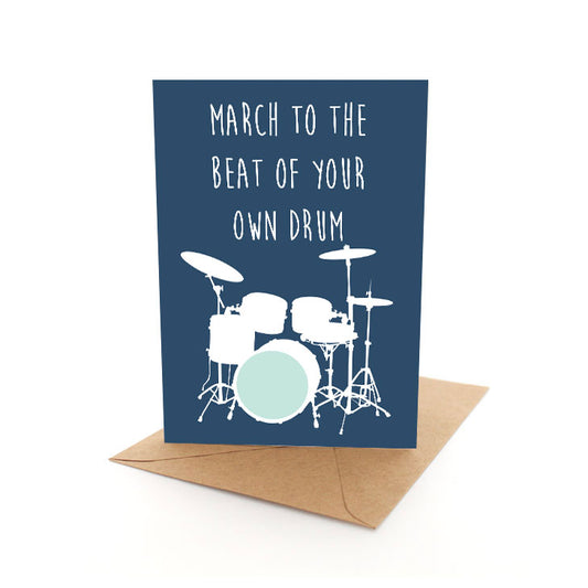 PINEAPPLE MOON CARD BEAT OF YOUR OWN DRUM