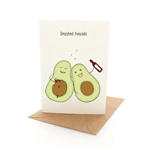 PINEAPPLE MOON CARD PUNNY SMASHED AVO