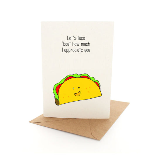 PINEAPPLE MOON CARD PUNNY GRATEFUL TACO