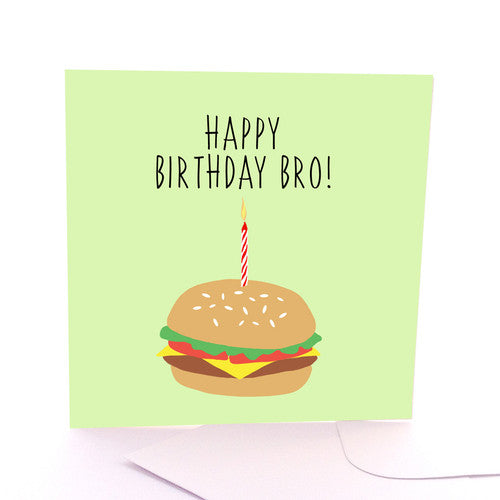 SKETCHY CARD BIRTHDAY BURGER