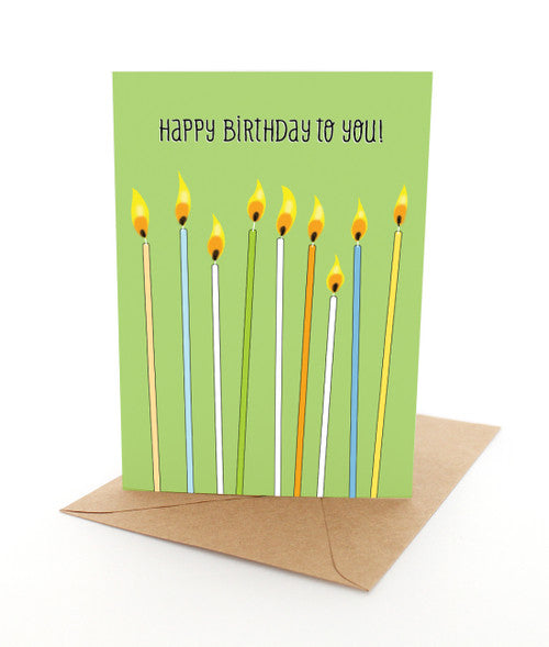 PINEAPPLE MOON CARD TALL CANDLES