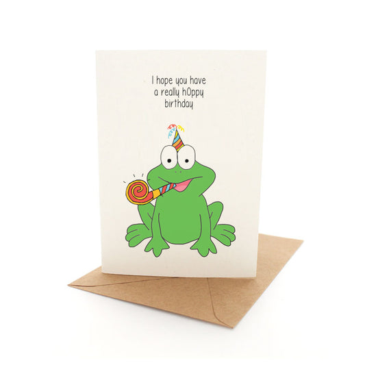 PINEAPPLE MOON CARD PUNNY FROG